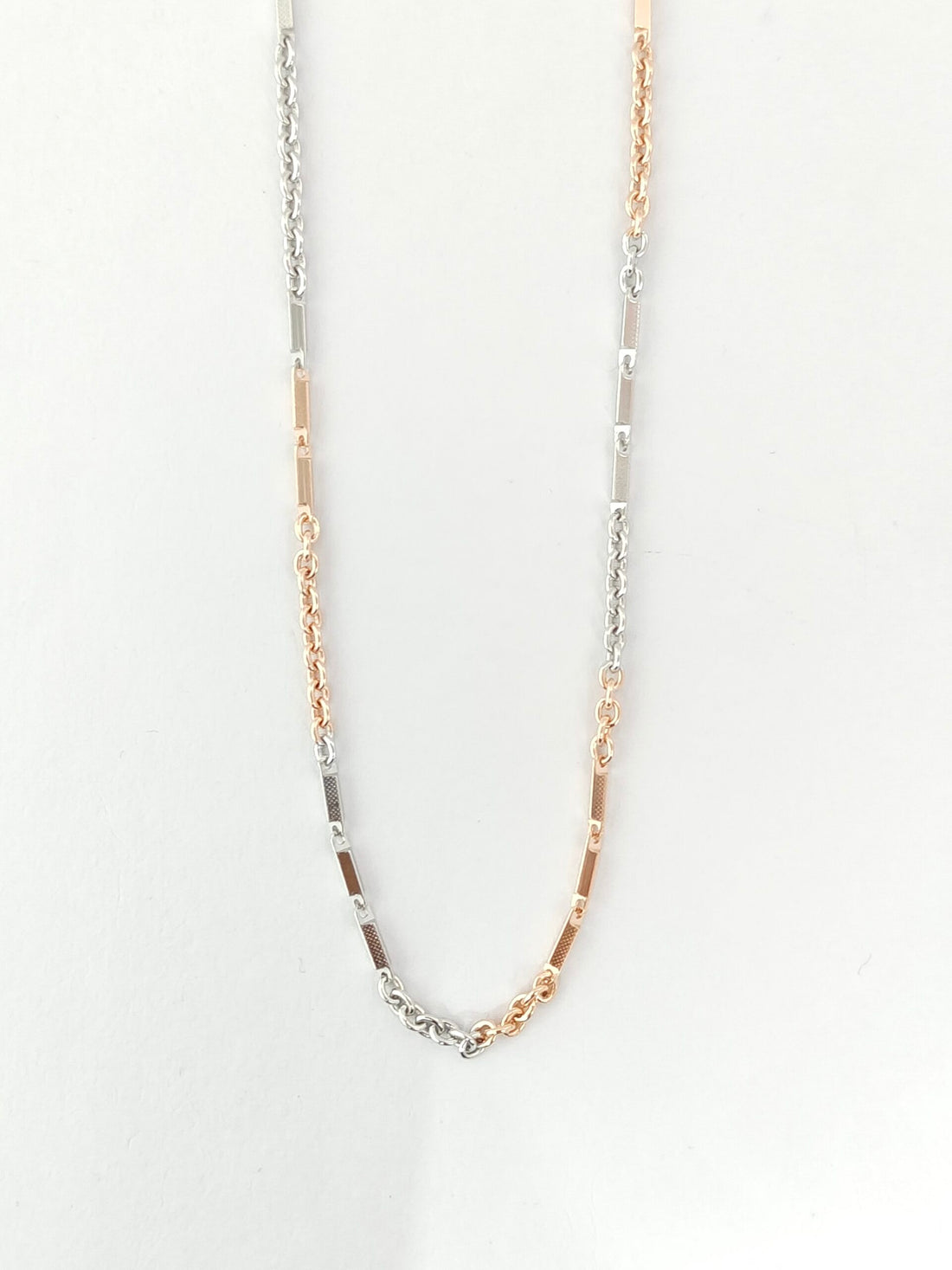 multicolored beads on a white background chain  by kivara jewels