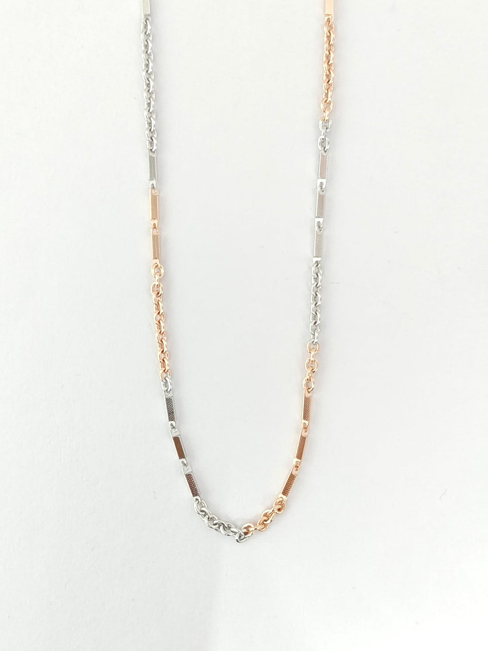 multicolored beads on a white background chain  by kivara jewels