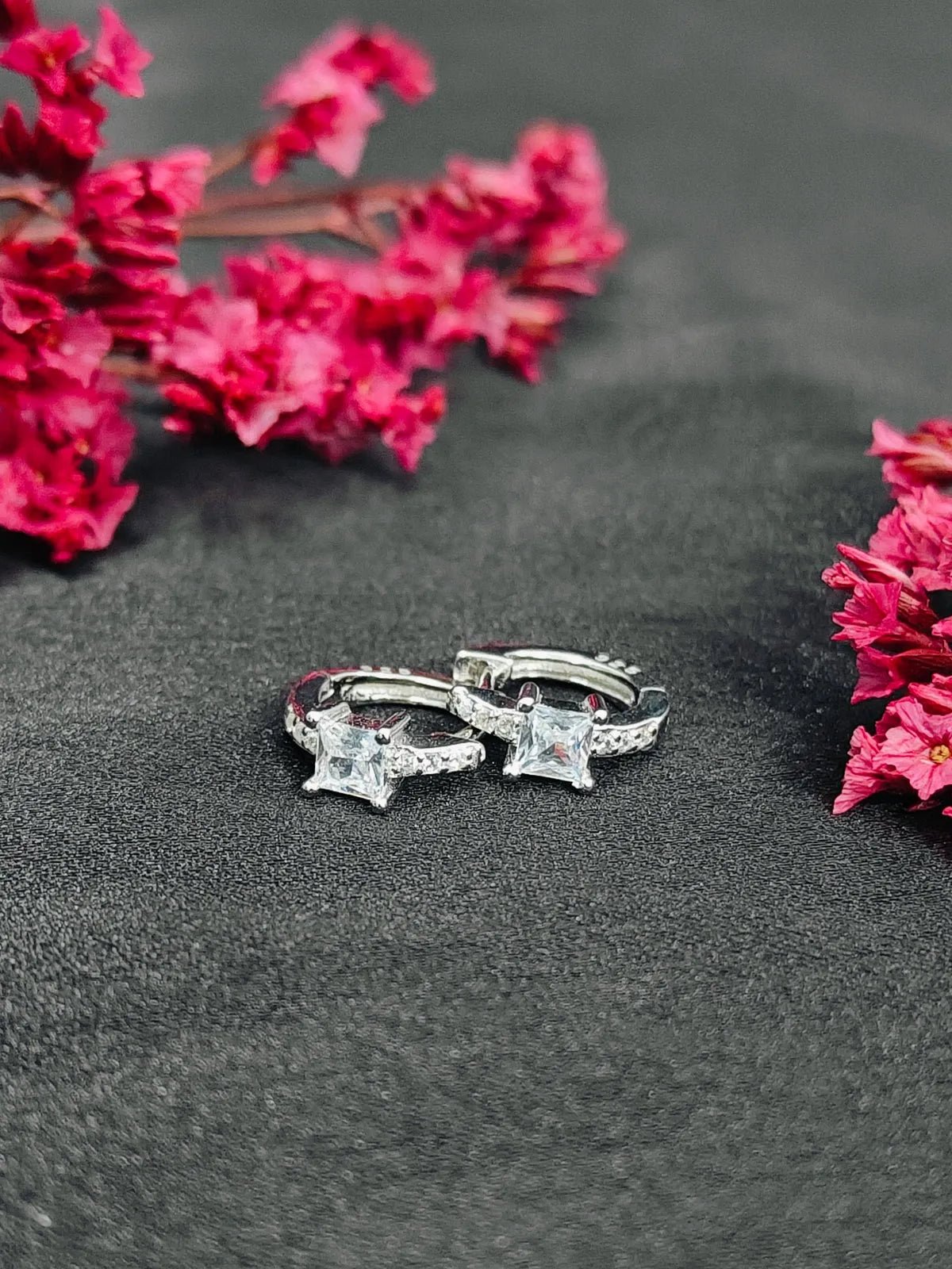 Sparkling Cluster Diamond Studs - Kivara jewels