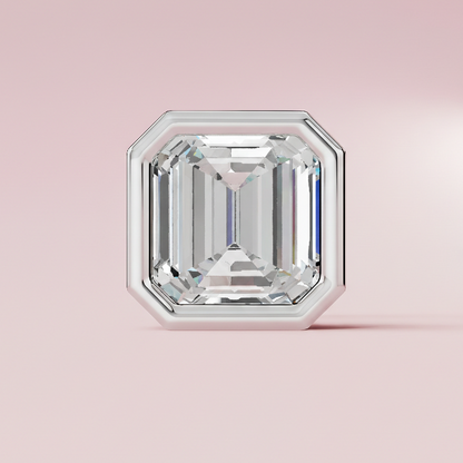 Ascher shape diamond stud for man by kivara