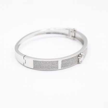 Crown Textured Bracelet