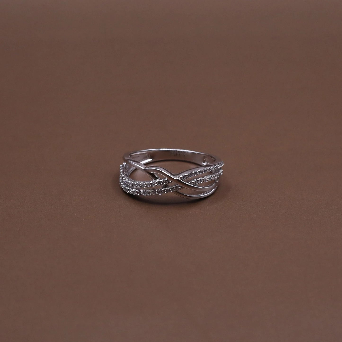 Crossover Ring with Sparkling Accents b11pg5-jk.myshopify.com