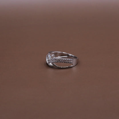 Crossover Ring with Sparkling Accents b11pg5-jk.myshopify.com