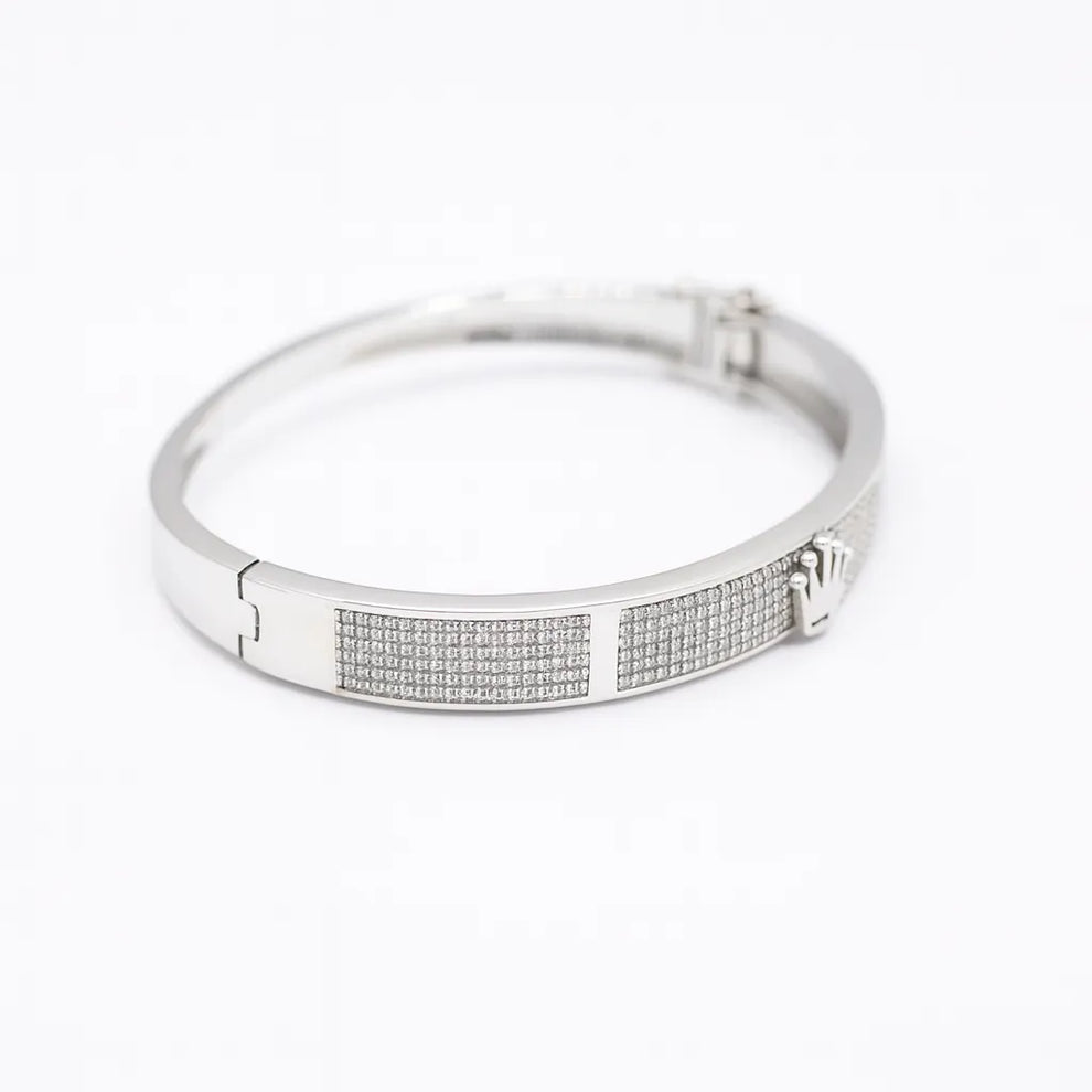 Crown Textured Bracelet b11pg5-jk.myshopify.com
