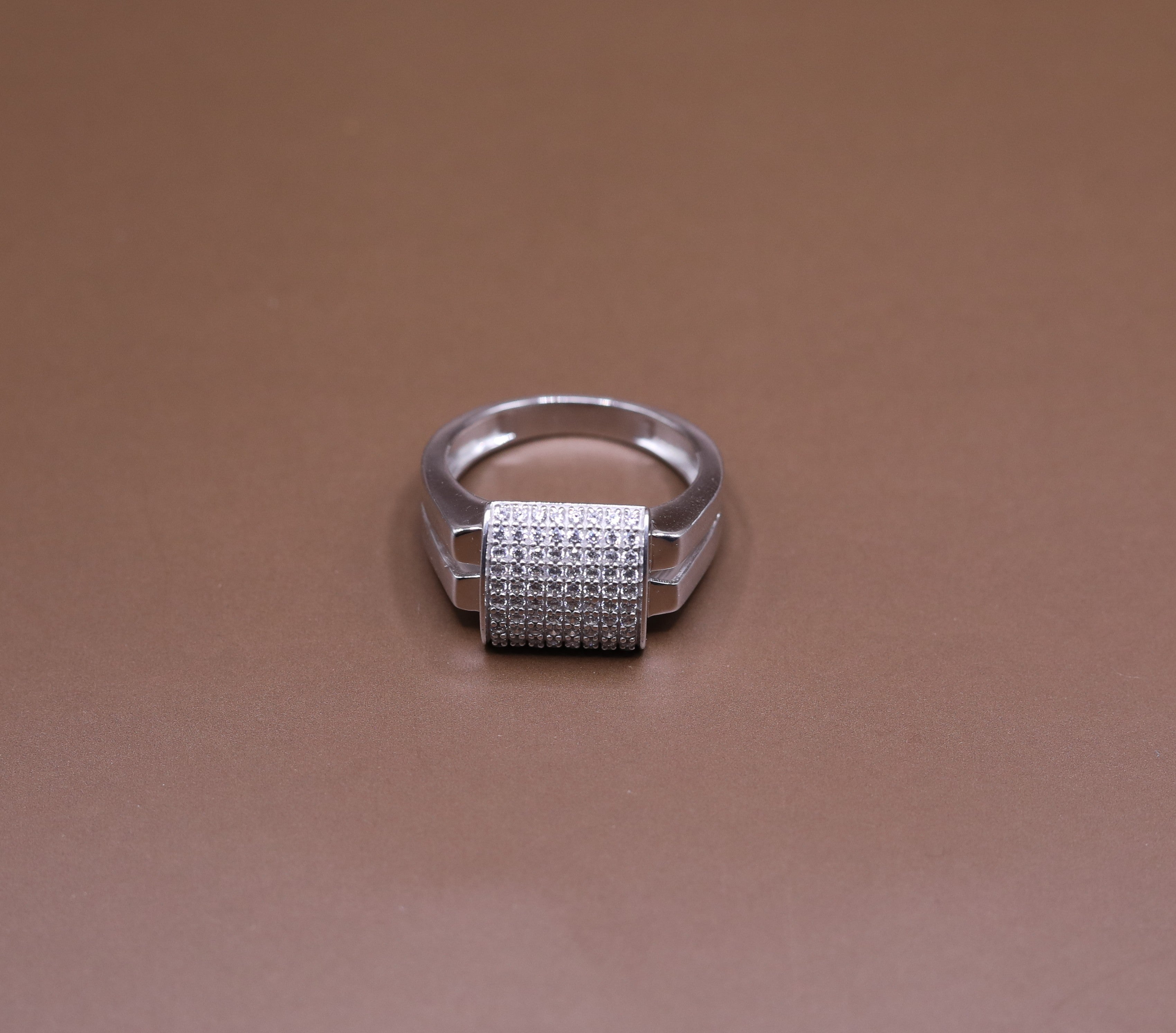 Silver Pave Ring