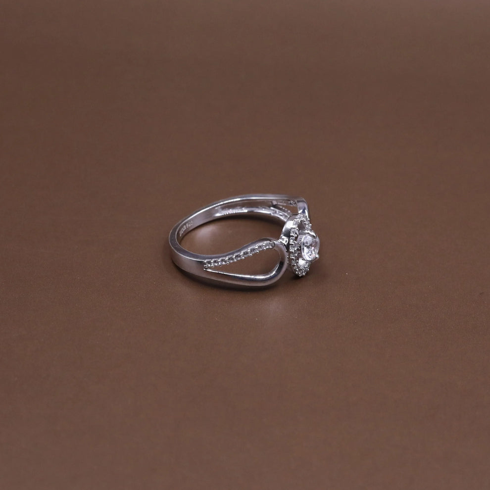 Pave Cz Sterling Silver Statement Ring b11pg5-jk.myshopify.com
