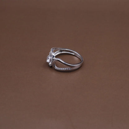 Pave Cz Sterling Silver Statement Ring b11pg5-jk.myshopify.com