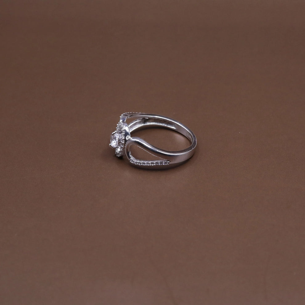 Pave Cz Sterling Silver Statement Ring b11pg5-jk.myshopify.com