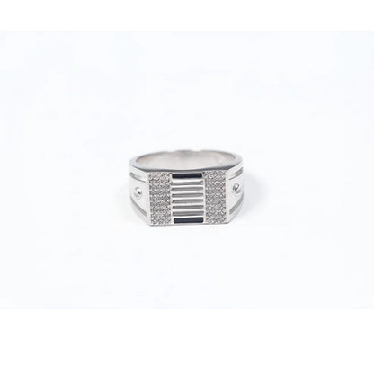 Geometric Diamond Ring