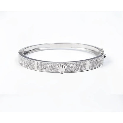 Crown Textured Bracelet