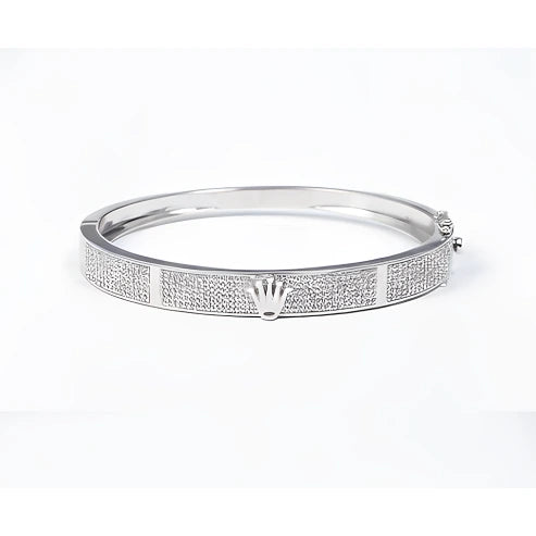 Crown Textured Bracelet