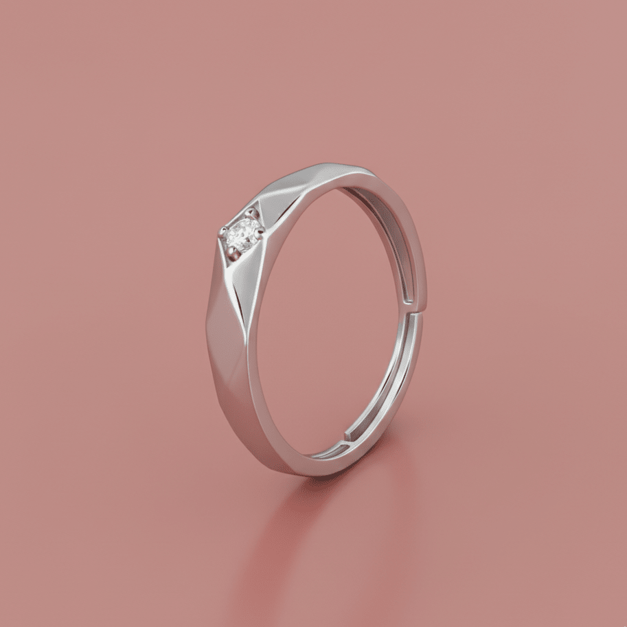 AeroFacet Diamond Ring - Kivara jewels