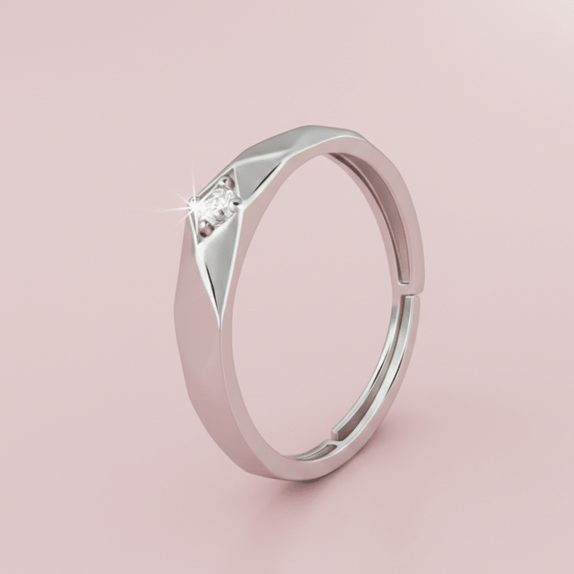 AeroFacet Diamond Ring - Kivara jewels