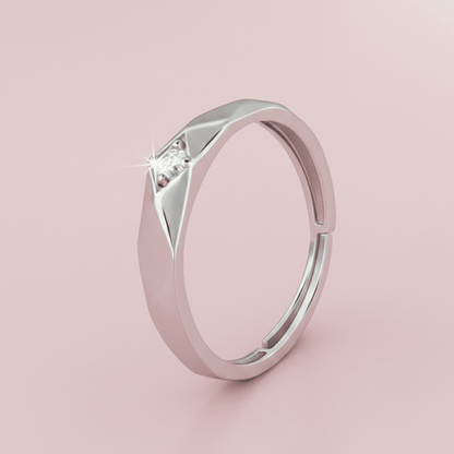 AeroFacet Diamond Ring - Kivara jewels