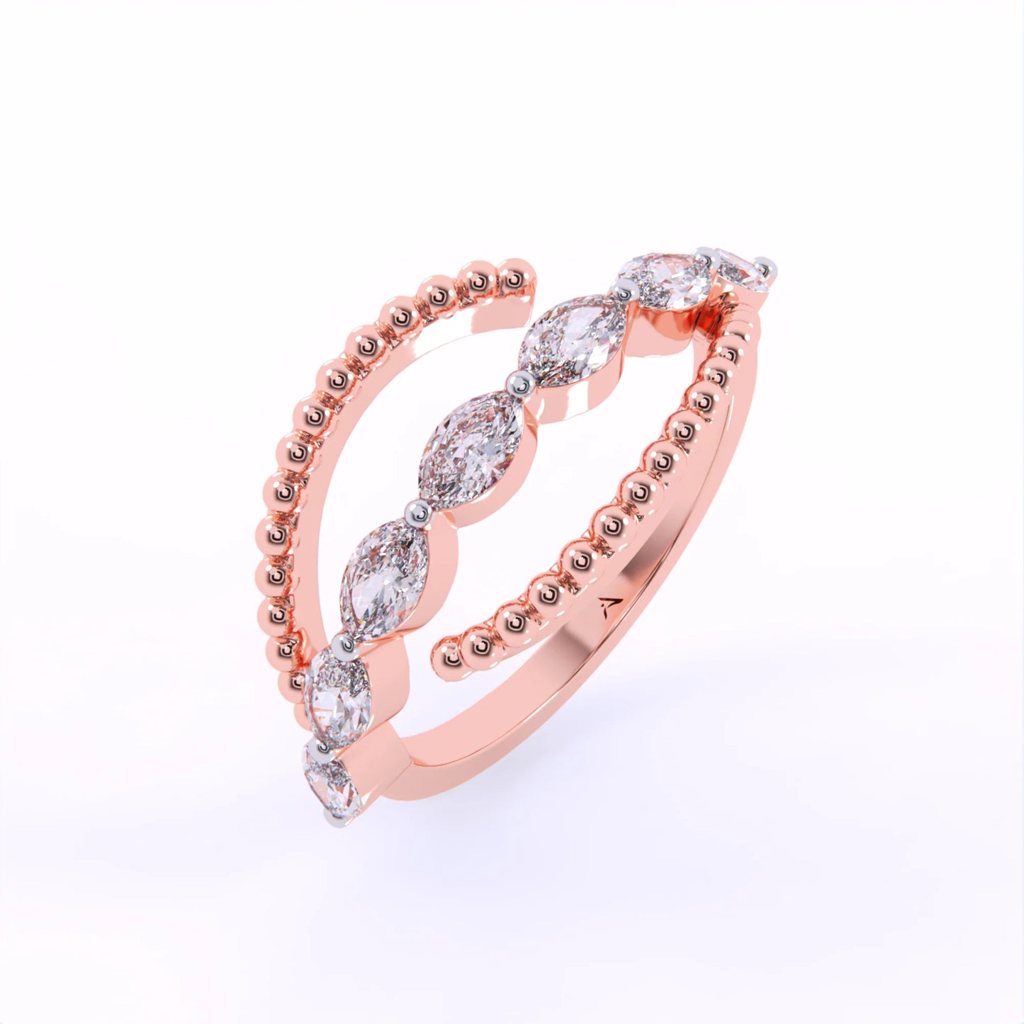 Elysian Marquise Rose Gold Ring