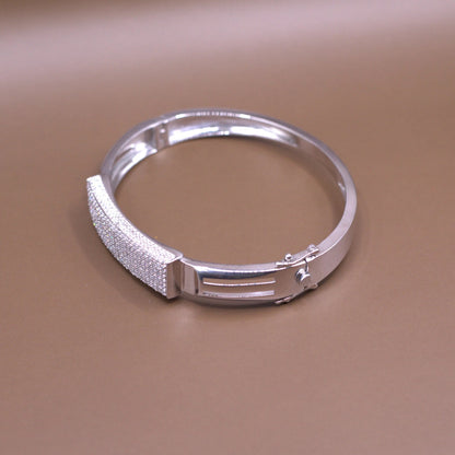 Classic Silver Men’s Kada - Kivara jewels
