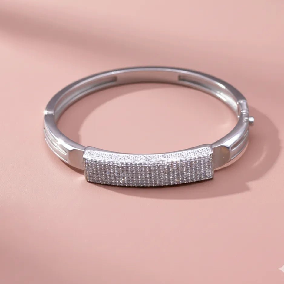 Classic Silver Men’s Kada - Kivara jewels