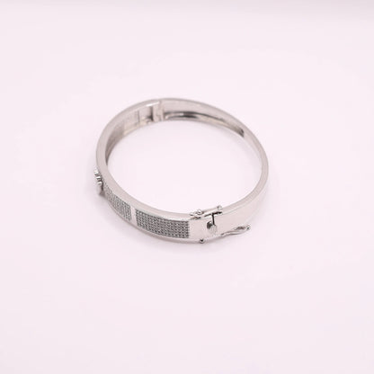 Crown Textured Bracelet - Kivara jewels