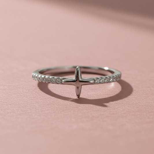 Dainty  Cross Ring b11pg5-jk.myshopify.com