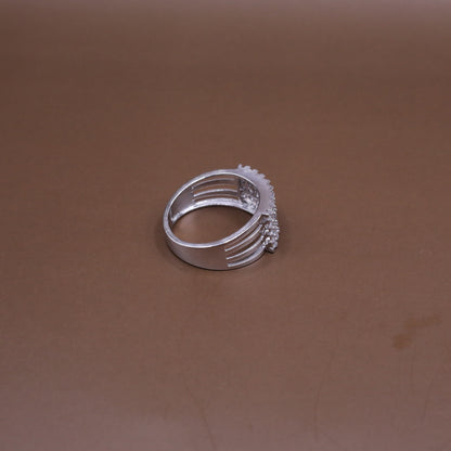 Diamond - Cut Band Ring - Kivara jewels