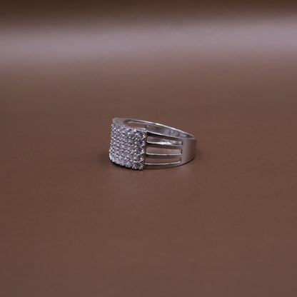 Diamond - Cut Band Ring - Kivara jewels