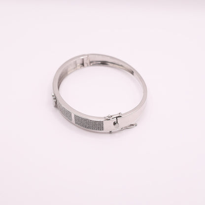 Crown Textured Bracelet