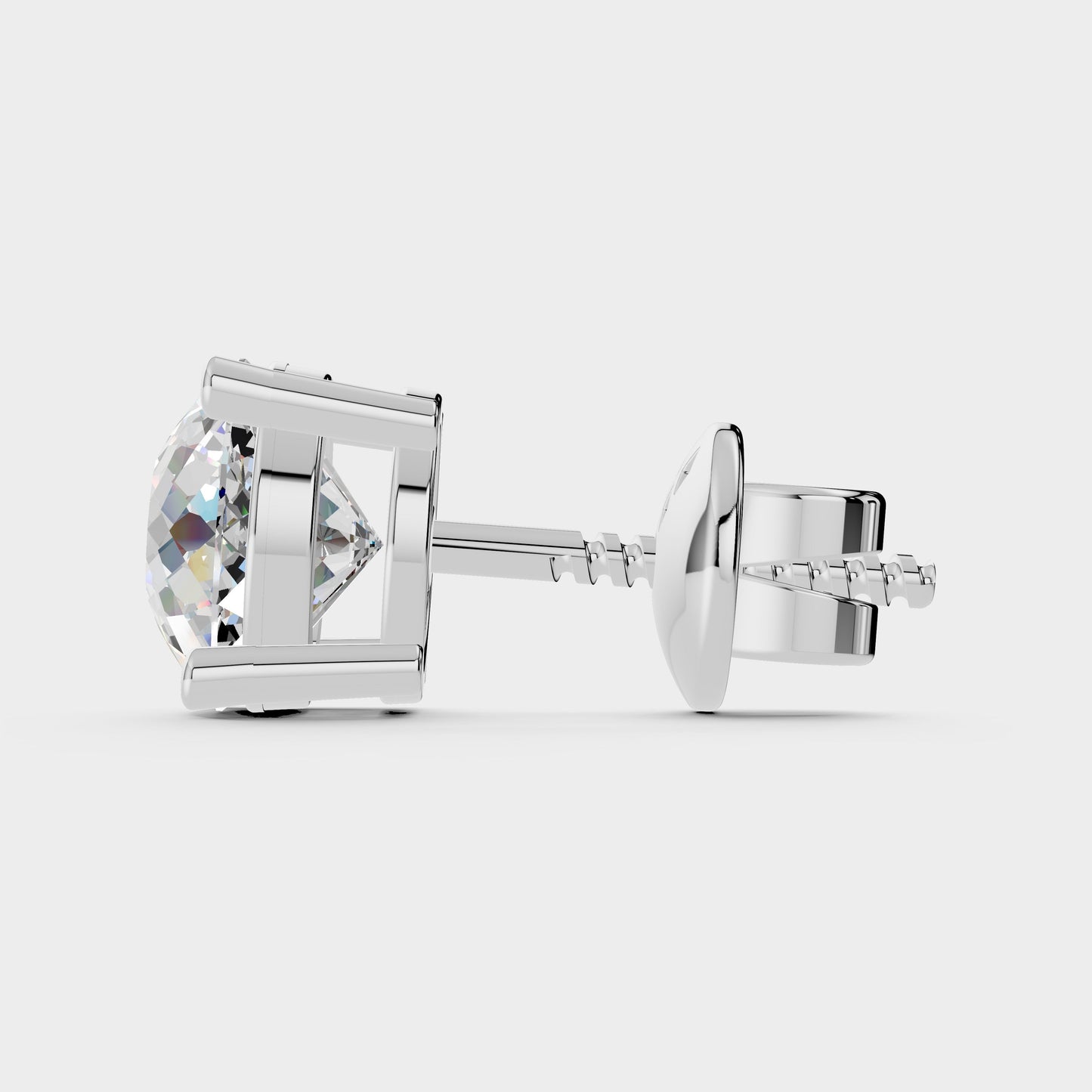 Silver stud earrings kivara's