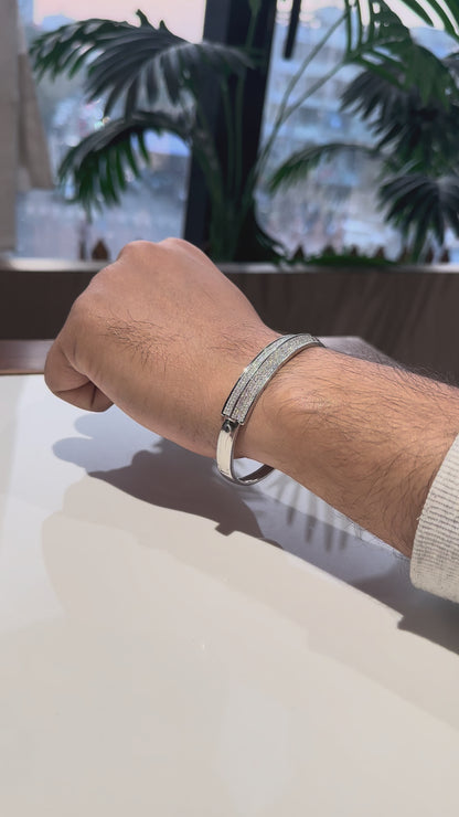 Sterling Slate men's kada