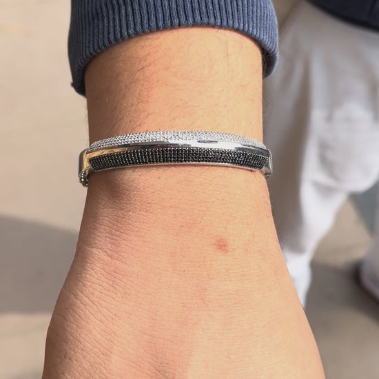 black and white bracelate luxury feel by kivara production by kivara