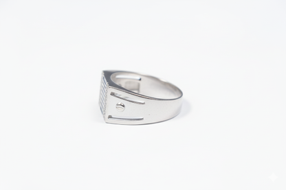 Geometric Diamond Ring