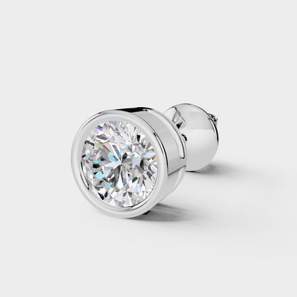 Round - Cut Stud Earrings - Kivara jewels