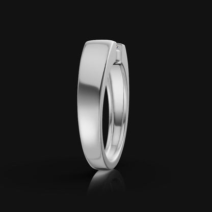 Silver Solitaire Ring - Kivara jewels